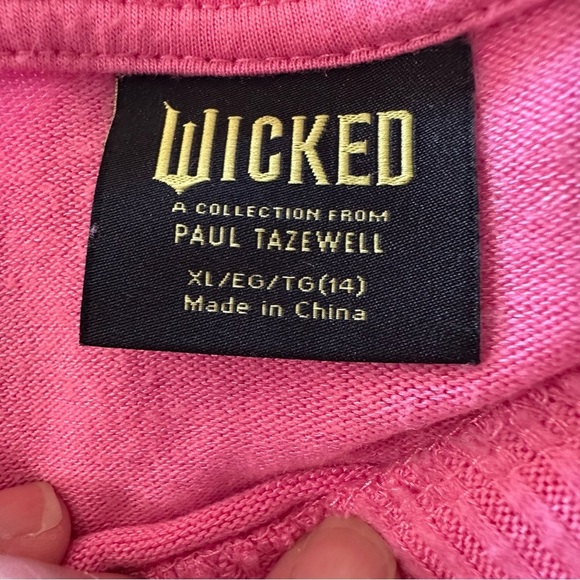 Charming Pink Butterfly Kids Sweater - Picture 5 of 6